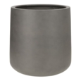 Rund krukke i glasfiber - Sort eller Grå / Ø.41 + Ø.51