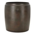 Metalpotter i antik brun - recycle metal