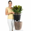 Lechuza plantepotter med indsats og selvvanding - Ø.28cm eller Ø.35cm - 6 farver