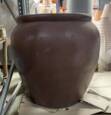 Cavallo black clay havekrukker i ironstone stentøj - 3 størrelser