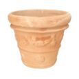 Krukker i antik Terracotta med ranke / guirlande - Op til Ø.100cm