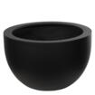 Rund bowle/krukke i sort eller grå fiberstone - Ø.45 + Ø.60cm