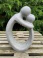 Soulmate figur i grå Terrazzo - 30cm
