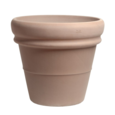 Konisk Italy Terracotta krukke Ø.45cm - M/U underskål