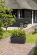 Aflang plantekasse granite black rib - Livstidsgaranti