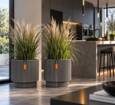 Groove Krukke Med lodrette ribber - Sort eller Antrazit eller Taupe- 4 farver