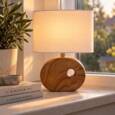 Oakville bordlampe / vindueslampe med smal aflang skærm H.30cm