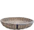 Runde rattan bakker / fade / bowler - sæt 4stk op til Ø.110cm