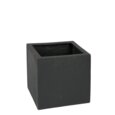 30x30x30cm plantekrukker i sort glasfiber - min. 4stk