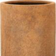 Rund cylinder i glasfiber med rust look - Sandstone