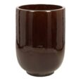 Flot brun blank glaseret krukke - H.45cm / H.56cm