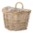 Vægampler I rattan med plastindsats - SÆT