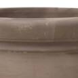 Stor Italiensk Terracotta Krukke i grå/brun light mocca