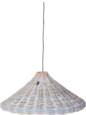 Stor grey rattan hængelampe - Ø.65cm eller Ø.98cm