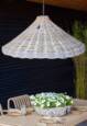 Stor grey rattan hængelampe - Ø.65cm eller Ø.98cm