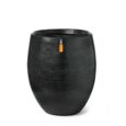 Vase elegant granite black - sort letvægtskrukke
