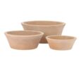 Små planteskåle i Terracotta - SÆT