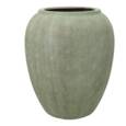 Høj 75cm amfora krukke i grøn antik glasfiber