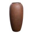 Indendørs høj plantekrukke i antik rust glasfiber - 112cm