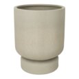 Krukker i sand glasfiber med fod