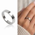 4mm Stålfingerring m/k