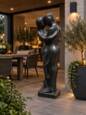 135cm sort Terrazzo Figur med Par