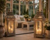 Stor Duchess of york zinklanterne / Pris for 2stk - AFHENTNING