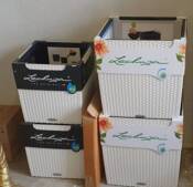 Lechuza Cube Cottage - Hvid Polyrattan / Selvvanding - TILBUD - AFHENTNING