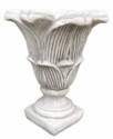 Vase i hvid antik beton - H.50xØ.49cm