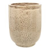 Nougat - Glaseret plantekrukke i keramik - H.45cm / H.56cm