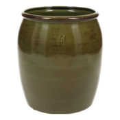 Indendørs plantekrukker i metal - sæt 3stk - Beige & Grøn