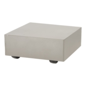 Sokkel / Podie med hjul - Firkantet stål Platform