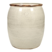 Indendørs plantekrukker i metal - Lys sandfarve - 3 størrelser