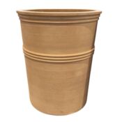 Rund klassisk Terracotta krukke H.65xØ.55cm
