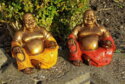 Små Kinesiske Buddhaer / rød eller orange